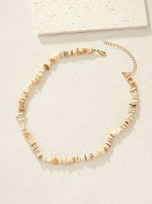 Vòng cổ đính cườm trang trí vỏ sò - Nhiều màu - Xem 2