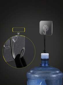 10入組透明多功能自粘適用於家庭 - 無色 - 查看 5