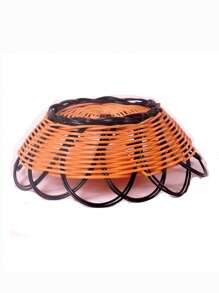 1入組心形收納籃 - 棕色 - 查看 2