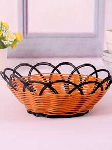 1入組心形收納籃 - 棕色 - 查看 5