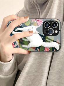 Handyhülle mit Katze Muster,