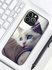 Vỏ điện thoại in hình mèo - Nhiều màu - Xem 1