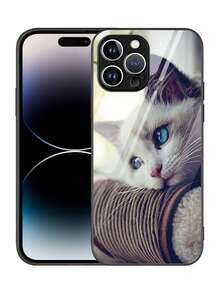 Vỏ điện thoại in hình mèo - Nhiều màu - Xem 3