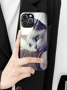 Vỏ điện thoại in hình mèo - Nhiều màu - Xem 4