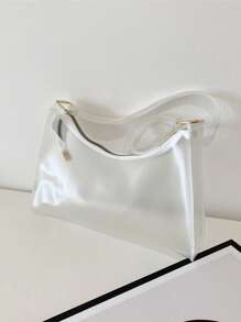 Small Bag Clear Design Fashion Style - White - View 1