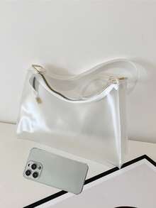 Small Bag Clear Design Fashion Style - White - View 3