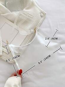 Small Bag Clear Design Fashion Style - White - View 4