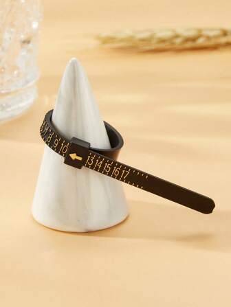 1入組圓環測量工具帶手指皮帶和柔軟的卷尺