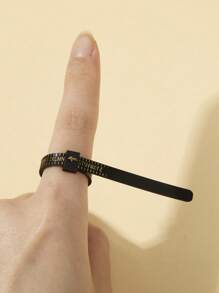 1入組圓環測量工具帶手指皮帶和柔軟的卷尺