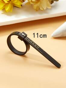 1入組圓環測量工具帶手指皮帶和柔軟的卷尺