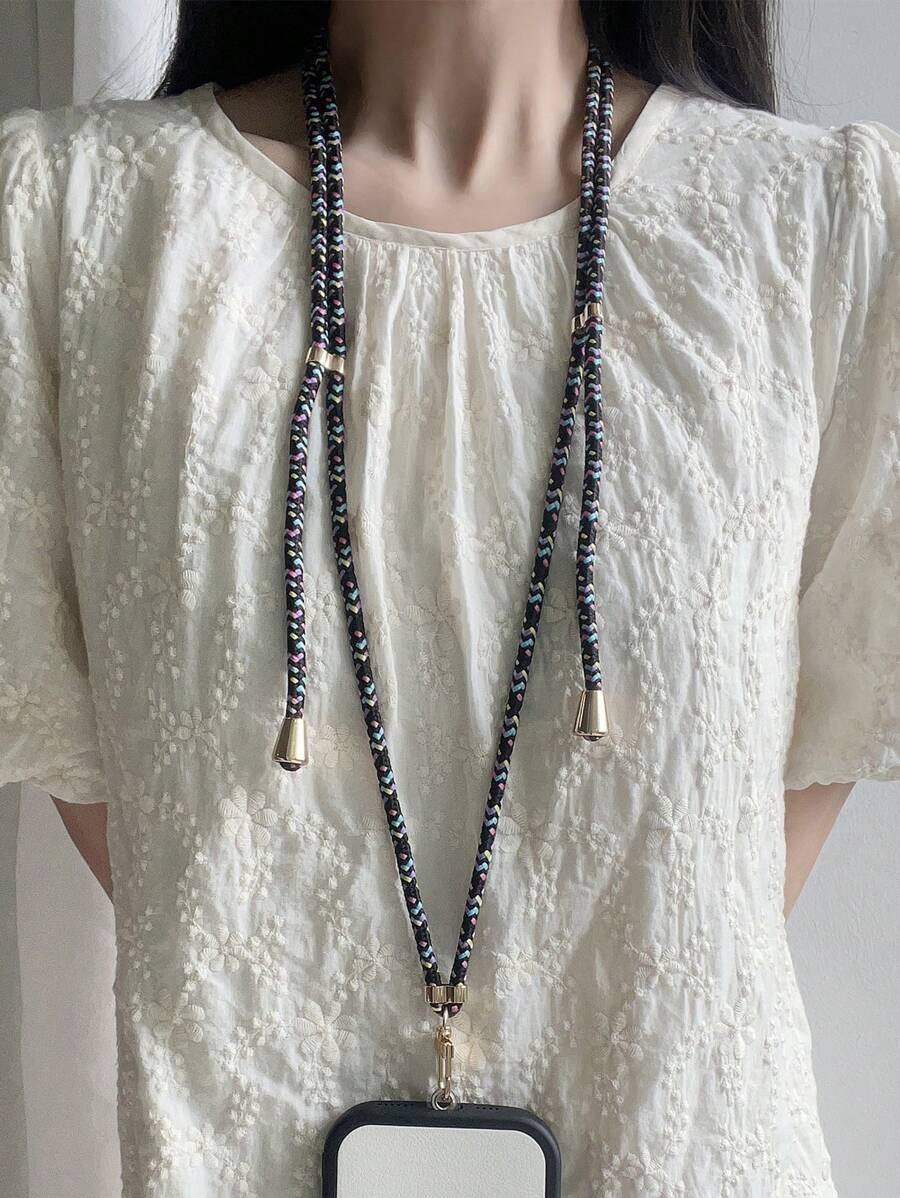 1pc Colorblock Phone Lanyard | SHEIN USA