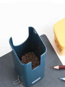 1入組雙色手動鉛筆簡約風多用途基本款卷筆刀適用於辦公室 - 藍色 - 查看 3