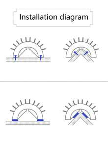 1pc Plastic Table Corner Pet Hair Rubbing Tool For Dogs And Cats - Pink - View 4