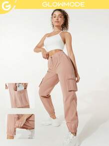 GLOWMODE Pantalones Cargo De Tobillo Con Cremallera Y Cintura Baja