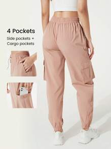 GLOWMODE Pantalones Cargo De Tobillo Con Cremallera Y Cintura Baja