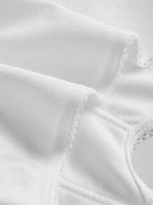 SHEIN MOD Top de tirantes con lazo delantero - Blanco - Ver 4