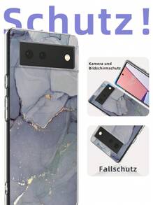 大理石圖案手機殼兼容Google Pixel手機殼 - 彩色 - 查看 2