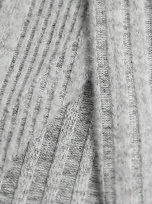 SHEIN Teen Girls Twist Front Wrap Hem Tank Dress - Light Grey - View 5