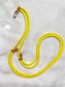 1入組素色手機掛繩 - 芥末黃 - 查看 3