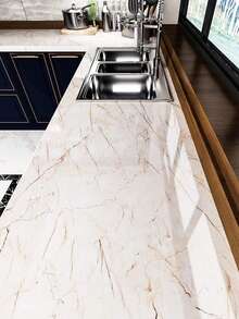 1 Giấy Dán Tường Hoa Văn Đá Cẩm Thạch, Hiện Đại Hoa Văn Đá Cẩm Thạch PVC Dán Tường Cuộn Trang Trí Nhà Cửa - Nhiều màu - Xem 3