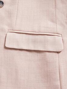 Manfinity NiteLyfe Hombres unicolor Blazer & Pantalones de traje Set - Rosa Pálido - Ver 10
