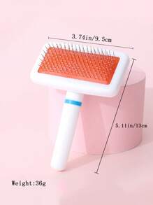 1 lược chải lông thú cưng cho chó mèo - trắng - Xem 2