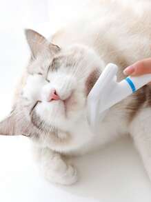 1 lược chải lông thú cưng cho chó mèo - trắng - Xem 5