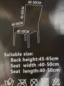 1 Họa Tiết Hoa Co Giãn Bọc Ghế, Hiện Đại In Hoa & Lá Ghế Phòng Ăn Bọc Cho Hộ Gia Đình - Nhiều màu - Xem 5