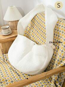 1pc Portable Pet Carrier Bag For Dogs And Cats - Beige - View 6