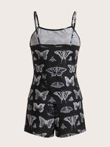 Kelsey Wilson Studio Bộ đồ ngủ Nữ Loại bướm Tất cả trên in - Đen và trắng - Xem 2