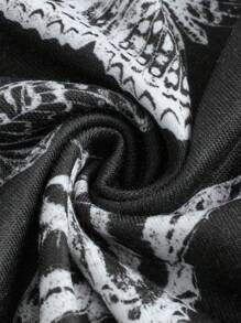 Kelsey Wilson Studio Bộ đồ ngủ Nữ Loại bướm Tất cả trên in - Đen và trắng - Xem 4