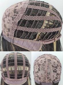 波浪狀的彩色24英寸長款人造假髮適合女士 - 彩色 - 查看 6