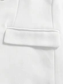 Manfinity NiteLyfe Men Double Button Blazer & Suit Trousers Set - White - View 11