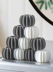 Bộ 3 quả bóng giặt thiết kế hai tông màu, đĩa giặt gia dụng đèn lồng trắng - trắng - Xem 1