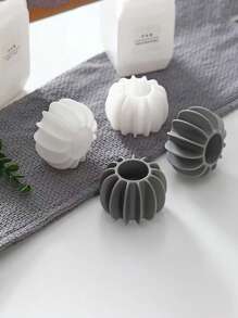 Bộ 3 quả bóng giặt thiết kế hai tông màu, đĩa giặt gia dụng đèn lồng trắng - trắng - Xem 6