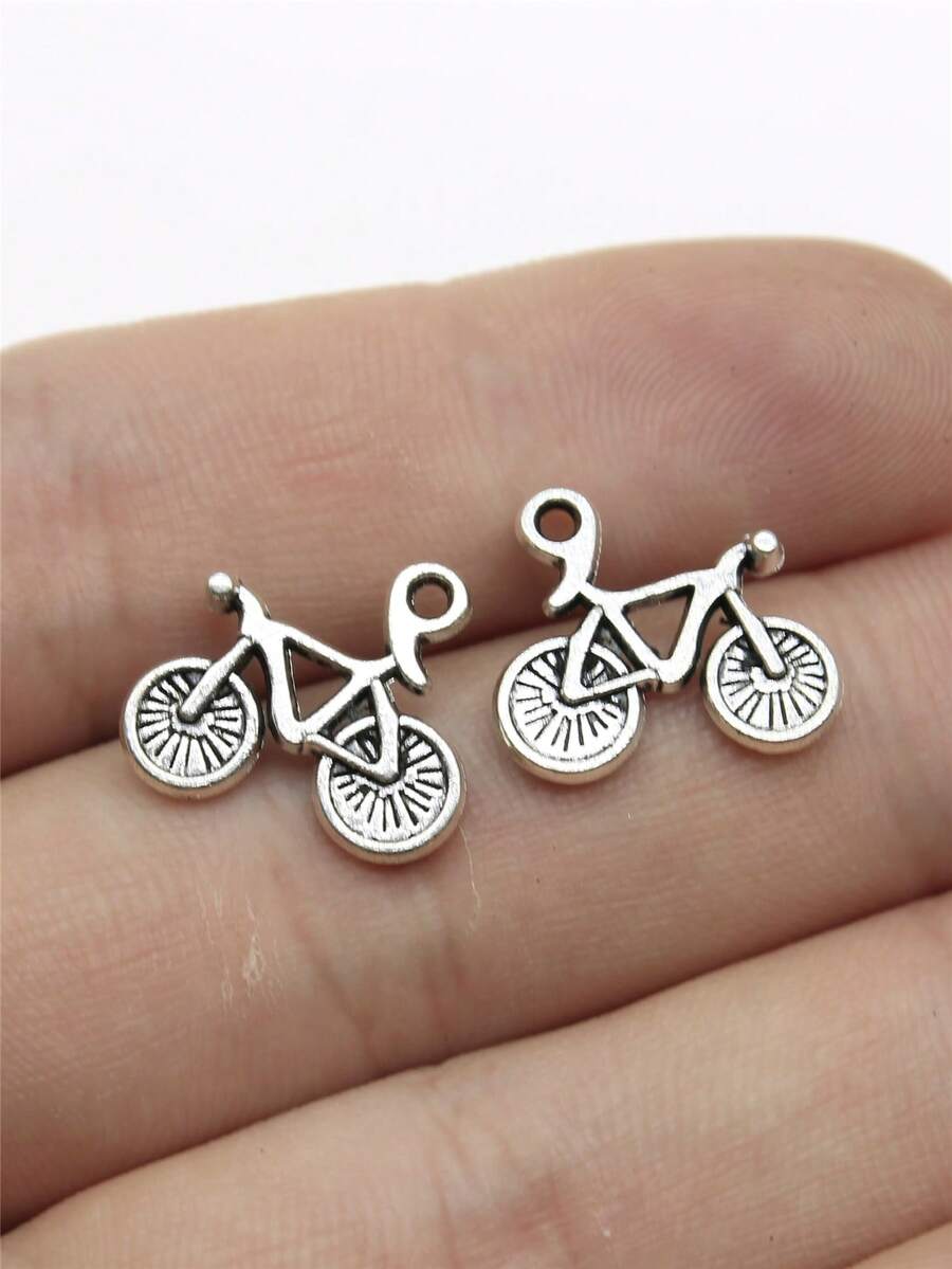 20入組自行車DIY吊墜 - Ancient Silver - 查看 1