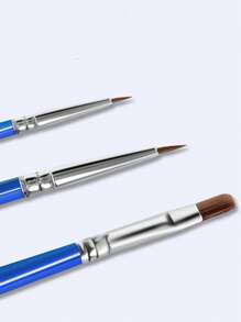 Cái/bộ Polyester Tranh Sơn Dầu Dụng Cụ Không Gọng, Sáng Tạo Hoa & Chai Họa Tiết Sơn Dầu Bộ Cho Nghề Thủ Công - Màu xanh nhạt - Xem 3