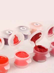 Cái/bộ Polyester Tranh Sơn Dầu Dụng Cụ Không Gọng, Sáng Tạo Hoa & Chai Họa Tiết Sơn Dầu Bộ Cho Nghề Thủ Công - Màu xanh nhạt - Xem 6