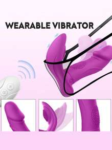 Vibrador consolador portátil con control remoto, masturbador estimulador de clítoris de punto G de tres modos para mujer, juguetes sexuales juguetes de sexuales