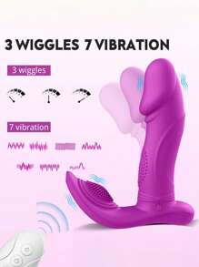 Vibrador consolador portátil con control remoto, masturbador estimulador de clítoris de punto G de tres modos para mujer, juguetes sexuales juguetes de sexuales