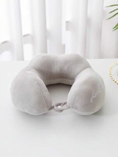 Travel Neck Pillow, Sleep Schattige Shaped Headrest, Plush Warm Multi Functional Portable Kussen [Please Fluff Knead The After Receiving It Be