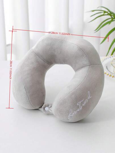 Travel Neck Pillow, Sleep Schattige Shaped Headrest, Plush Warm Multi Functional Portable Kussen [Please Fluff Knead The After Receiving It Be view 2