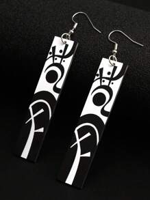 時尚流行男士不銹鋼簡約圈形耳環適合珠寶禮物和時尚外觀 - 彩色 - 查看 1