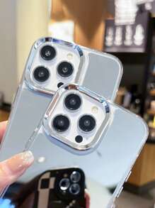 Ốp lưng điện thoại gương chống rơi Creative Lens Circle cho iPhone16/16Pro/16Plus/16Promax - Nhiều màu - Xem 4