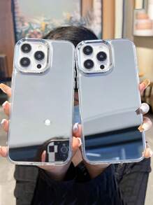 Ốp lưng điện thoại gương chống rơi Creative Lens Circle cho iPhone16/16Pro/16Plus/16Promax - Nhiều màu - Xem 5