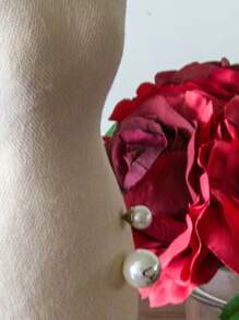 1入組復古身體形狀首飾類木創意珠寶展示架適用於家用的