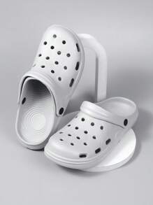 Đúng mốt Màu thuần Thoáng khí Rỗng Dép đi trong nhà Đối với Hằng ngày Nhà  Mặc - Xám - Xem 2