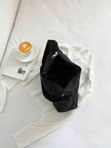 Túi đeo vai thông thường Oxford Dây đeo có thể điều chỉnh - màu đen - Xem 5