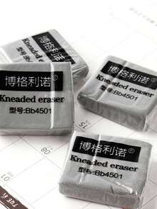 1pc Strongly Adhesive Plastic Eraser For Sketch Drawing (Random Color) - Grey - View 4