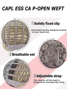 Wavy Ombre 28 Inch Long Synthetic Wig For Women - Ombre - View 6